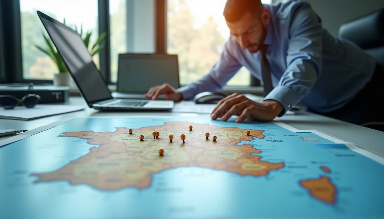 Implantation géographique : quelle carte de France pour votre PME