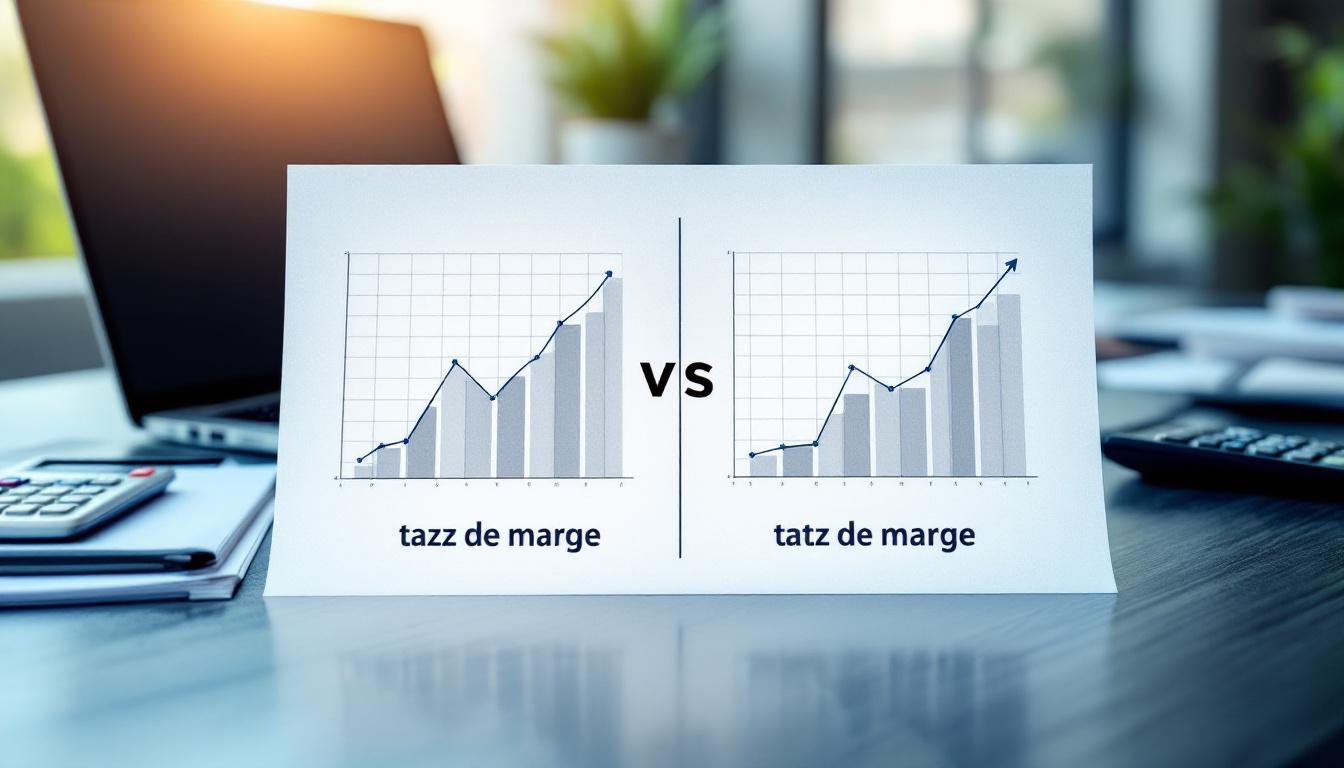 Quelle différence entre taux de marge et taux de marque